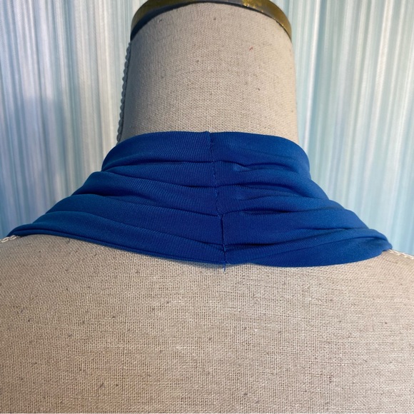 Rare Blue Cut Out Open Back Maxi Dress - Picture 15 of 16